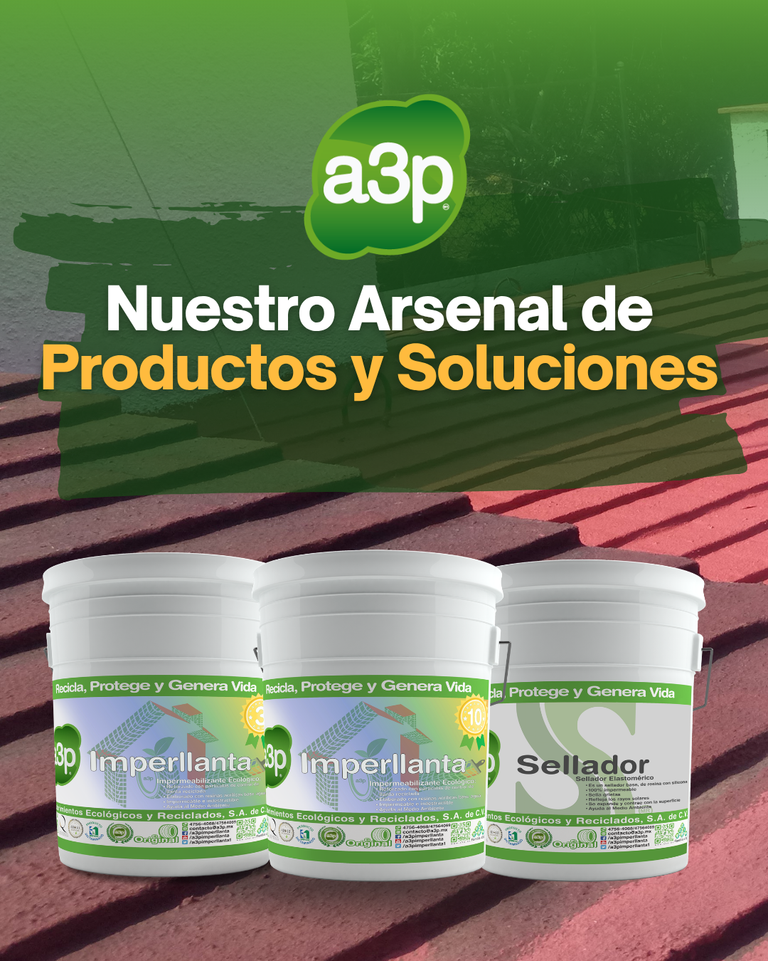 Impermeabilizante A3P Imperllanta aplicación profesional